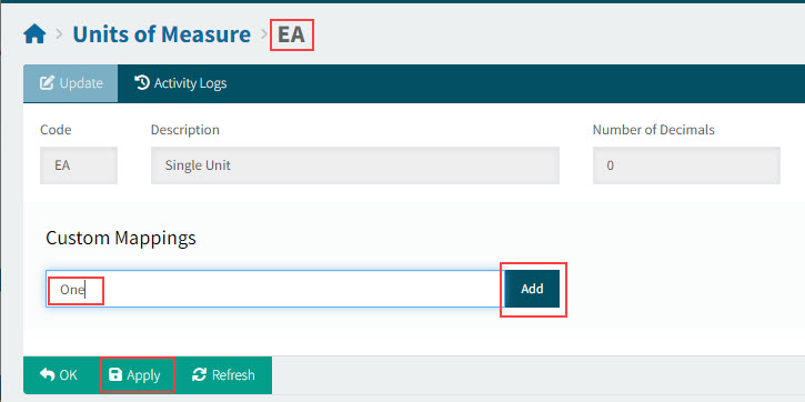 AddCustomMapping
