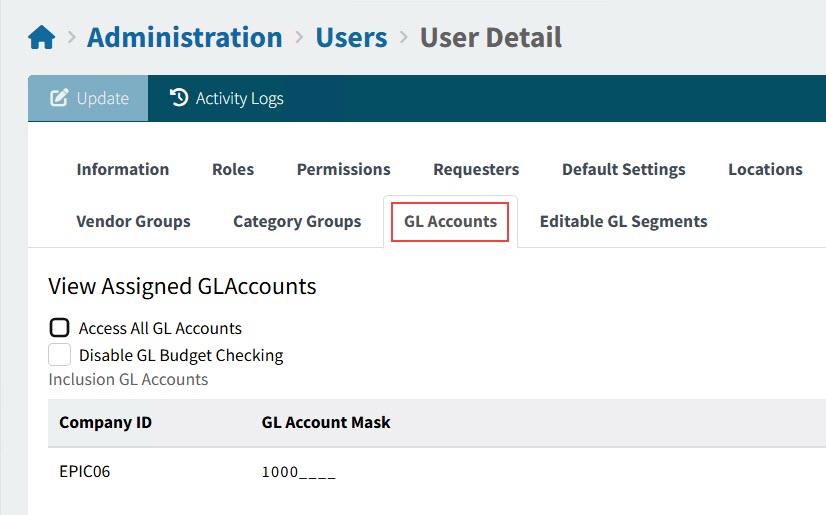 AssignedGLAccounts2522