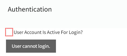 DeActivatingUser