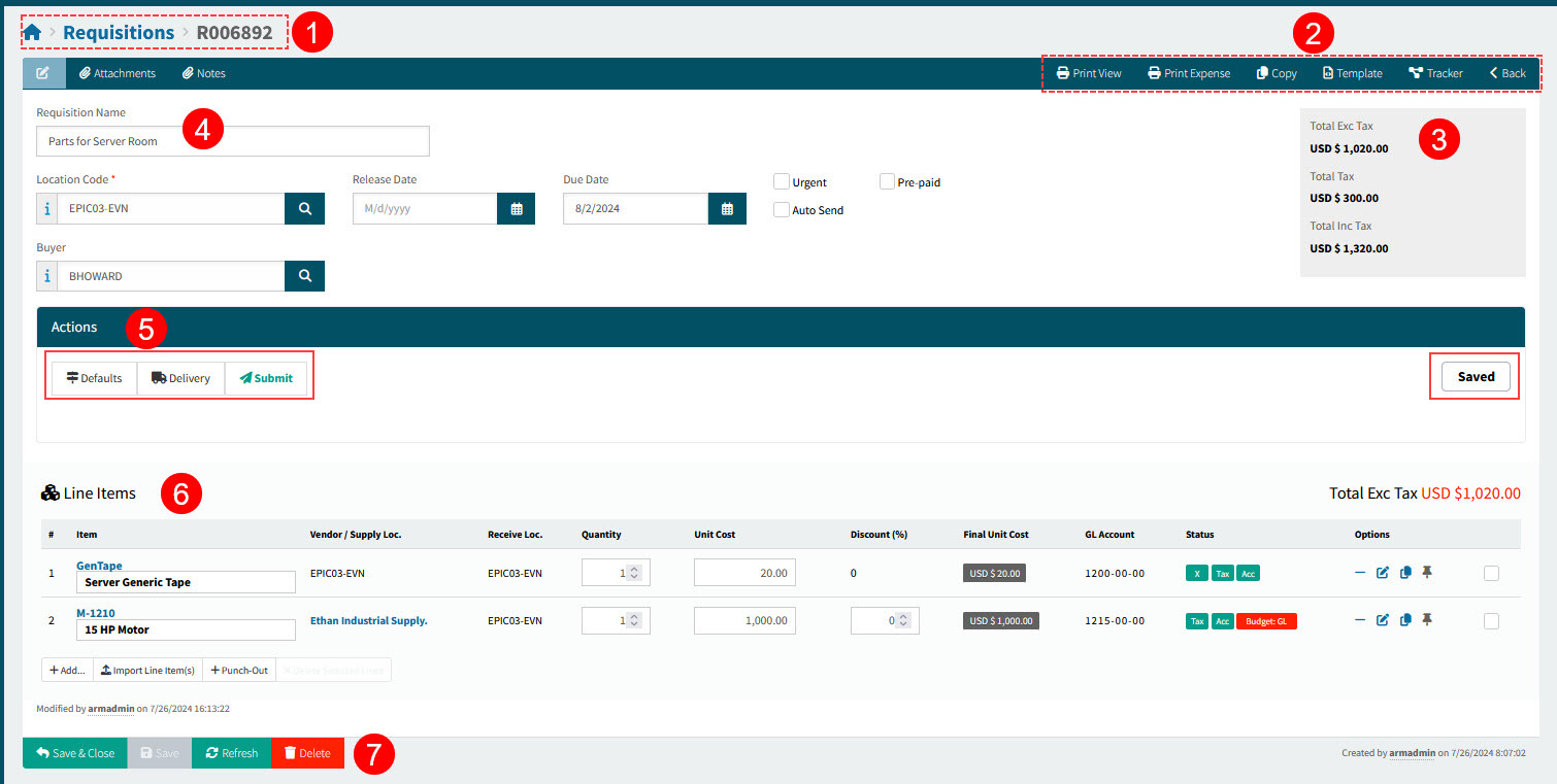 NewRequisitionPage