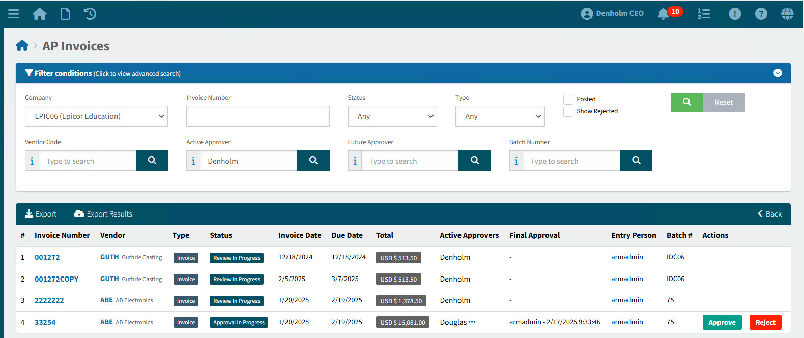 APInvoicesRequiringReviewApproval