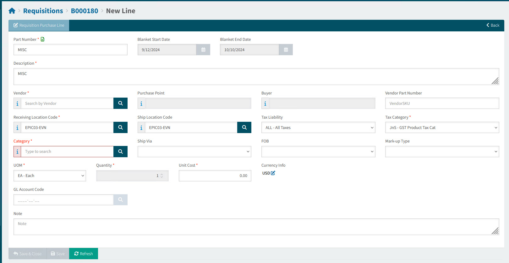 AddNewlineBlanketOrder