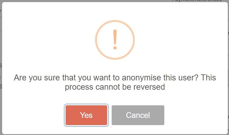 AnonymiseUserConfirmation