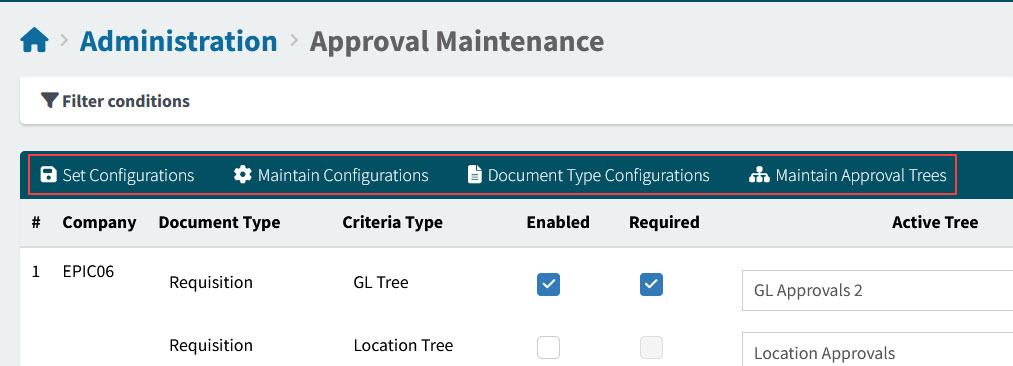 ApprovalMaintenanceMenuBar