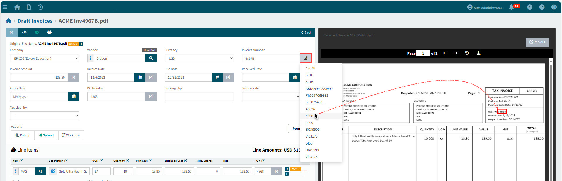 ChooseAlternativeField