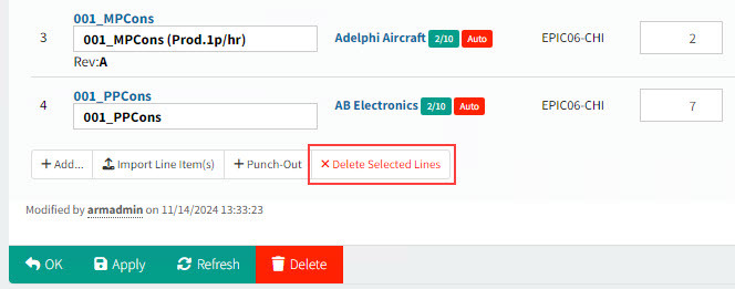 DeleteItemsFromRequisition3