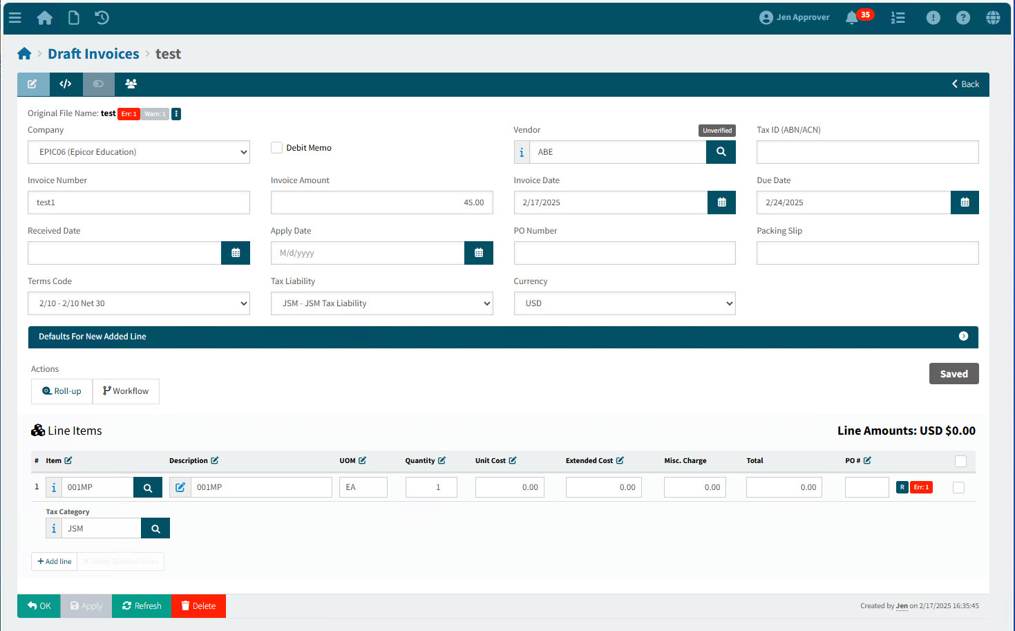 DraftInvoicesPageEdit