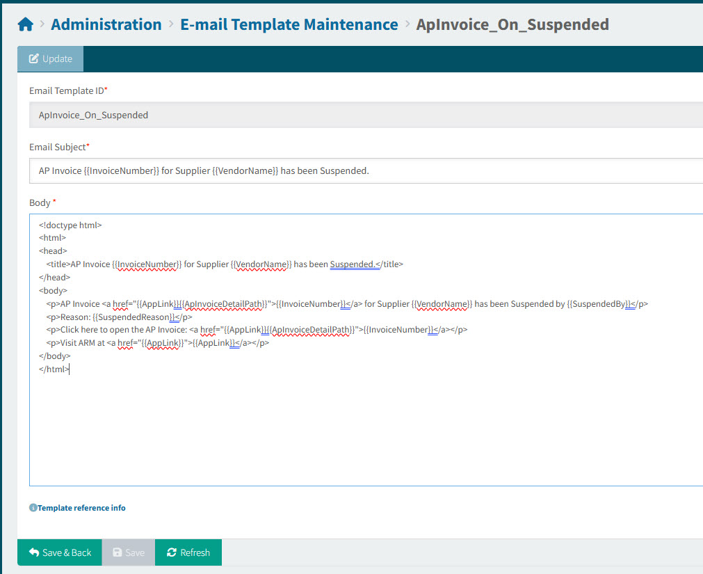 EmailTemplateExample