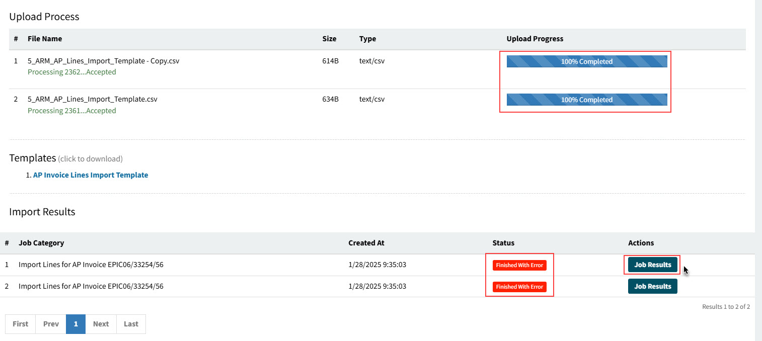 ImportJobFinishedWithError