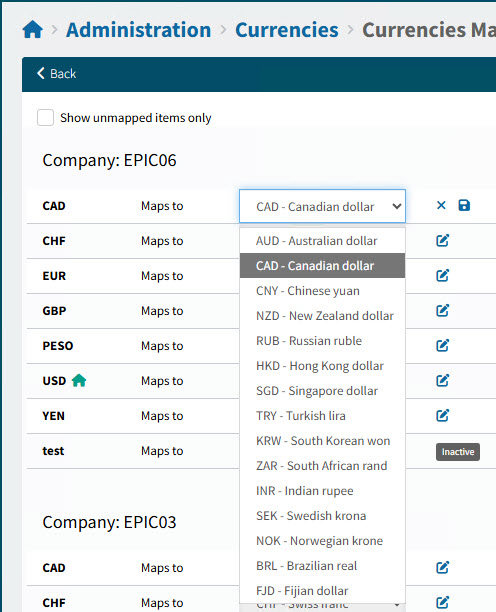 MappingARMCurrencies