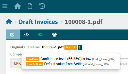 MismatchTermsCodeIgnored