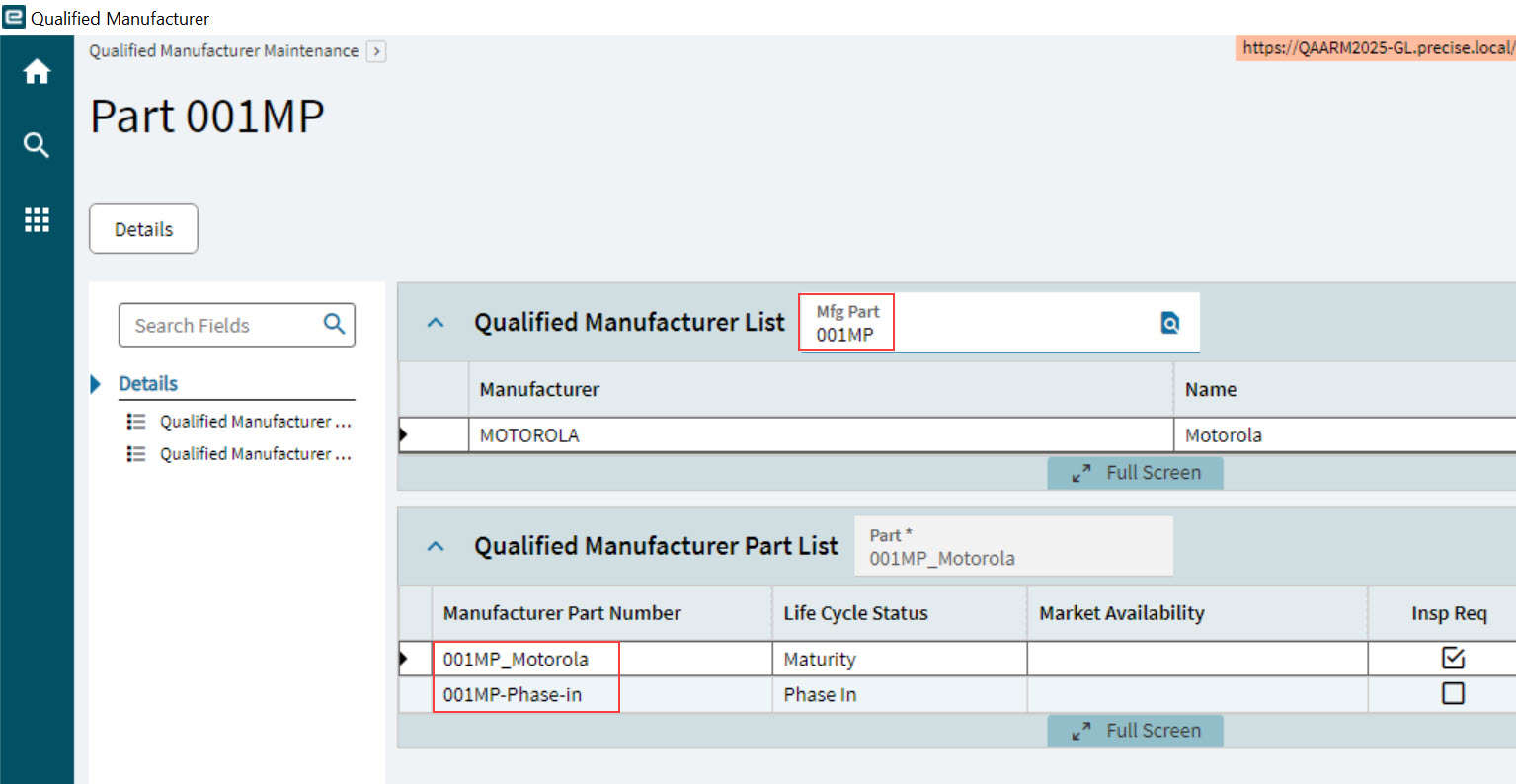 PartAndManufacturerPartInKinetic