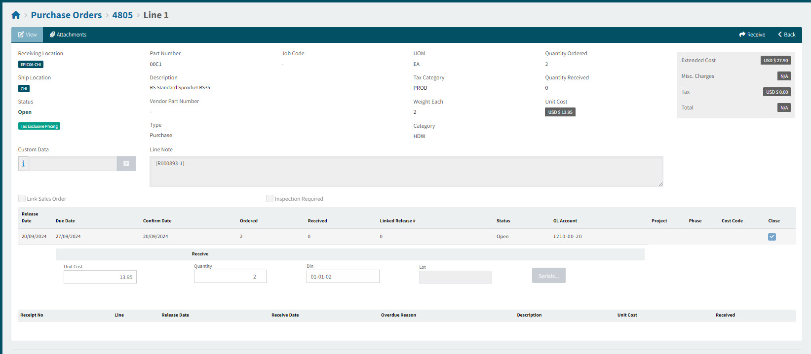 PurchaseOrderLineDetails