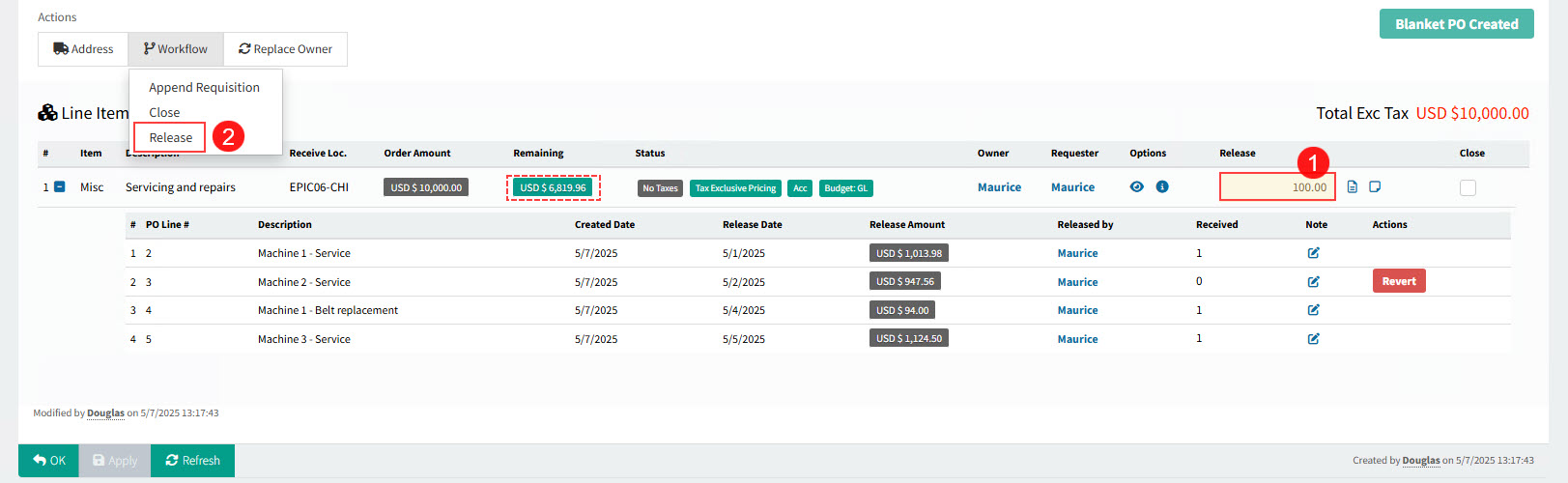 ReleasingFromALineOnBLFO 2025 2