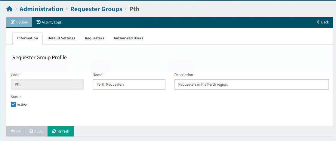 RequesterGroupsInformationTab