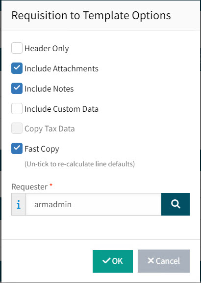 RequisitionToTemplateOptions