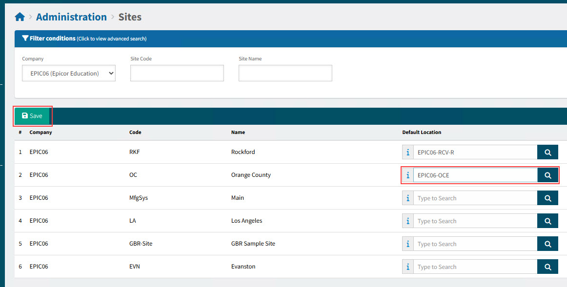 SaveDefaultLocationForSite