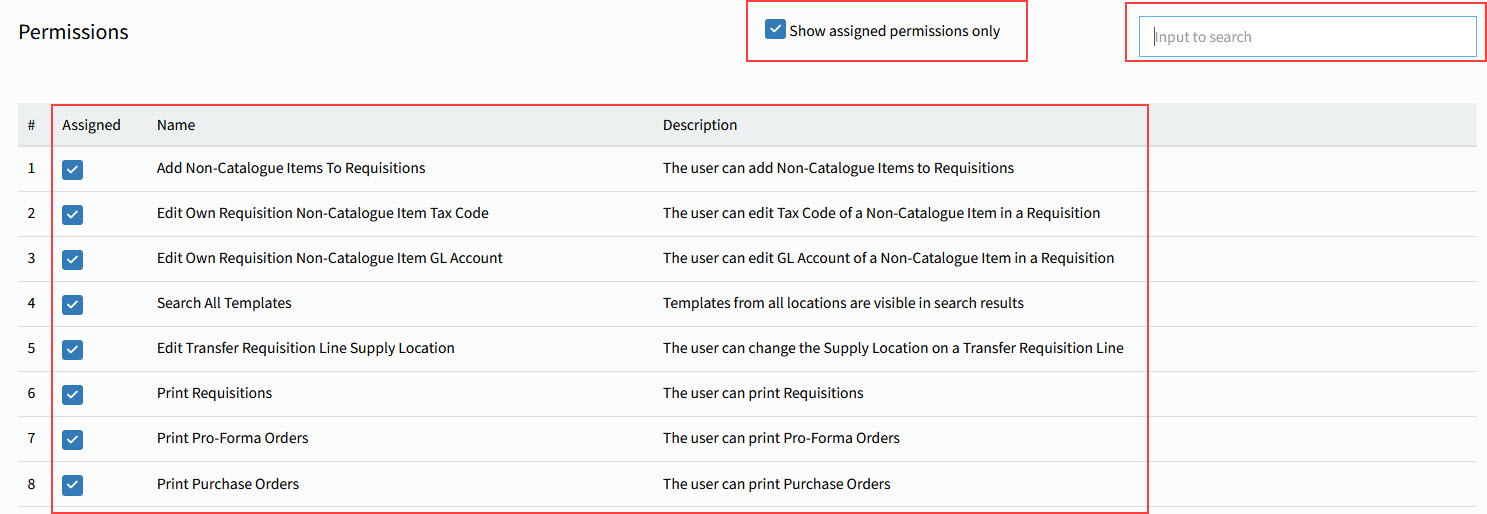 ShowAllPermissionsForRole