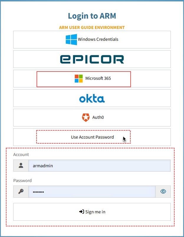 SignInUsingUsernameAndPassword