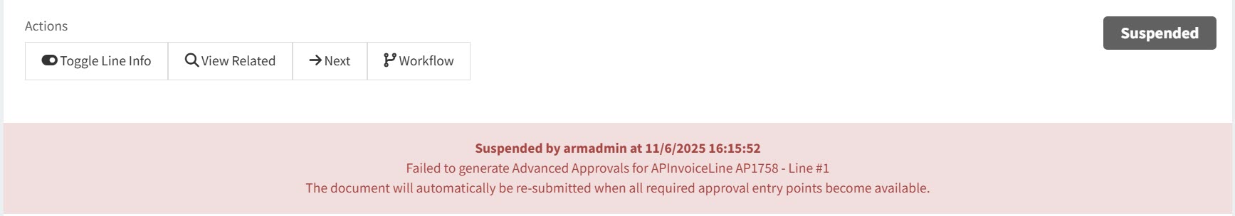 SuspendedAPInvoiceExample