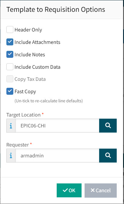TemplateToRequisitionOptions