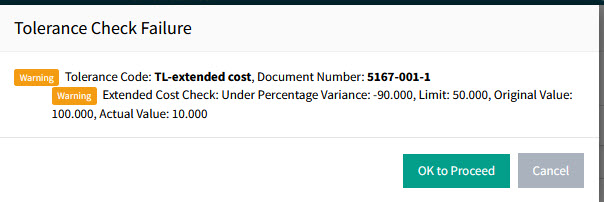 ToleranceCheckWarningExtendedCost