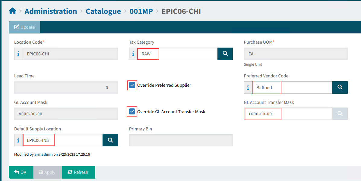 UpdatedInventoryItemLocation
