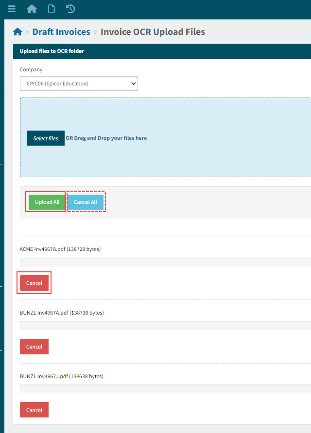 UploadAllInvoiceFiles