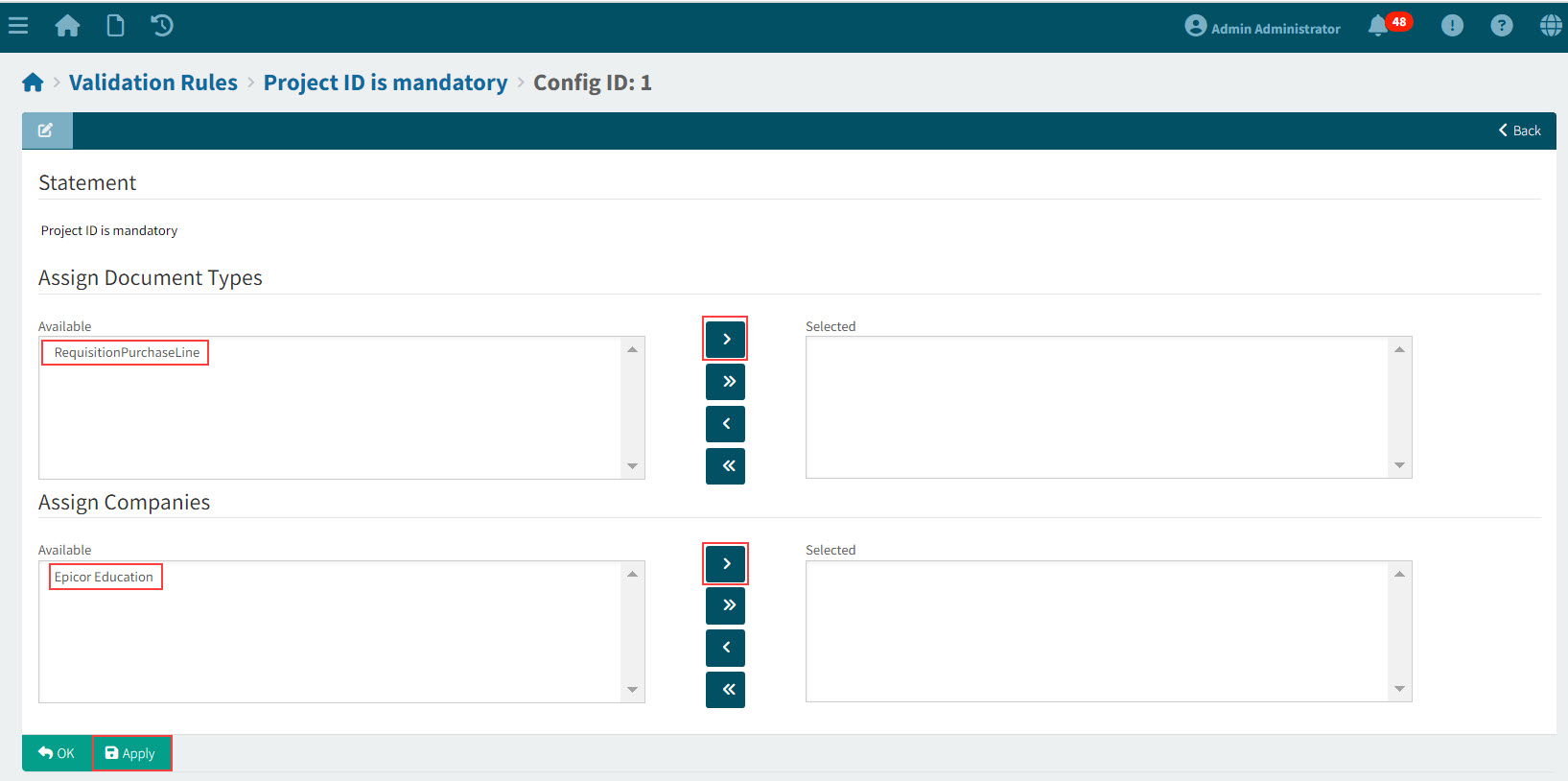 ValidationRuleConfiguration1