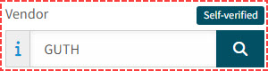 self verified vendor