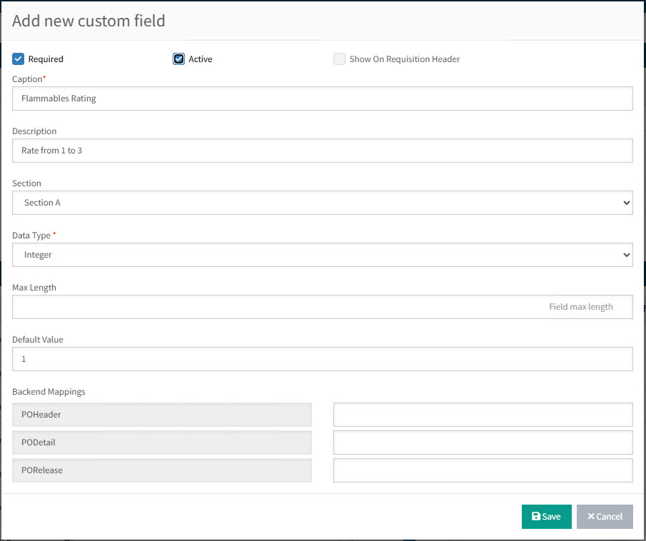 AddNewCustomField