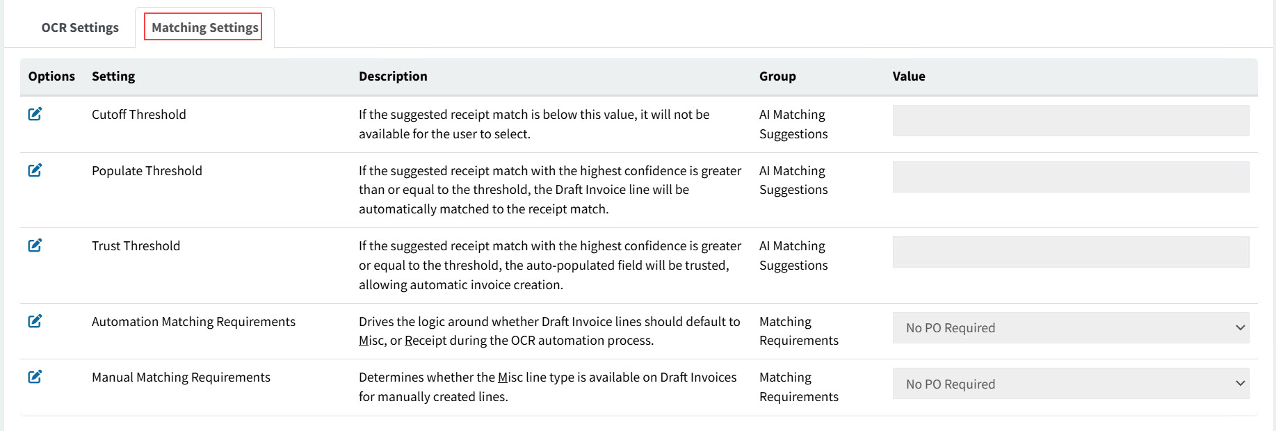 MatchingSettings252