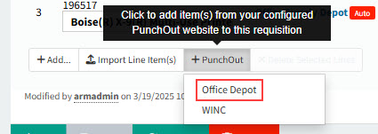 PunchOutMenu