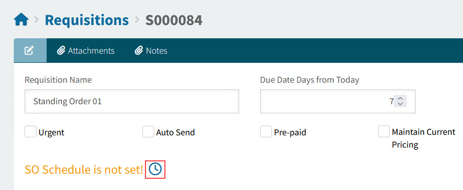 SetSOSchedule