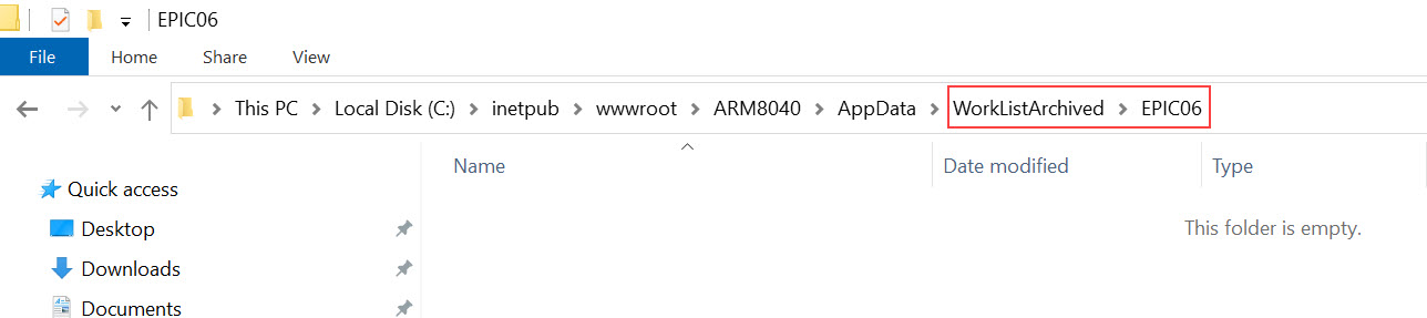 WorklistArchivedFolder